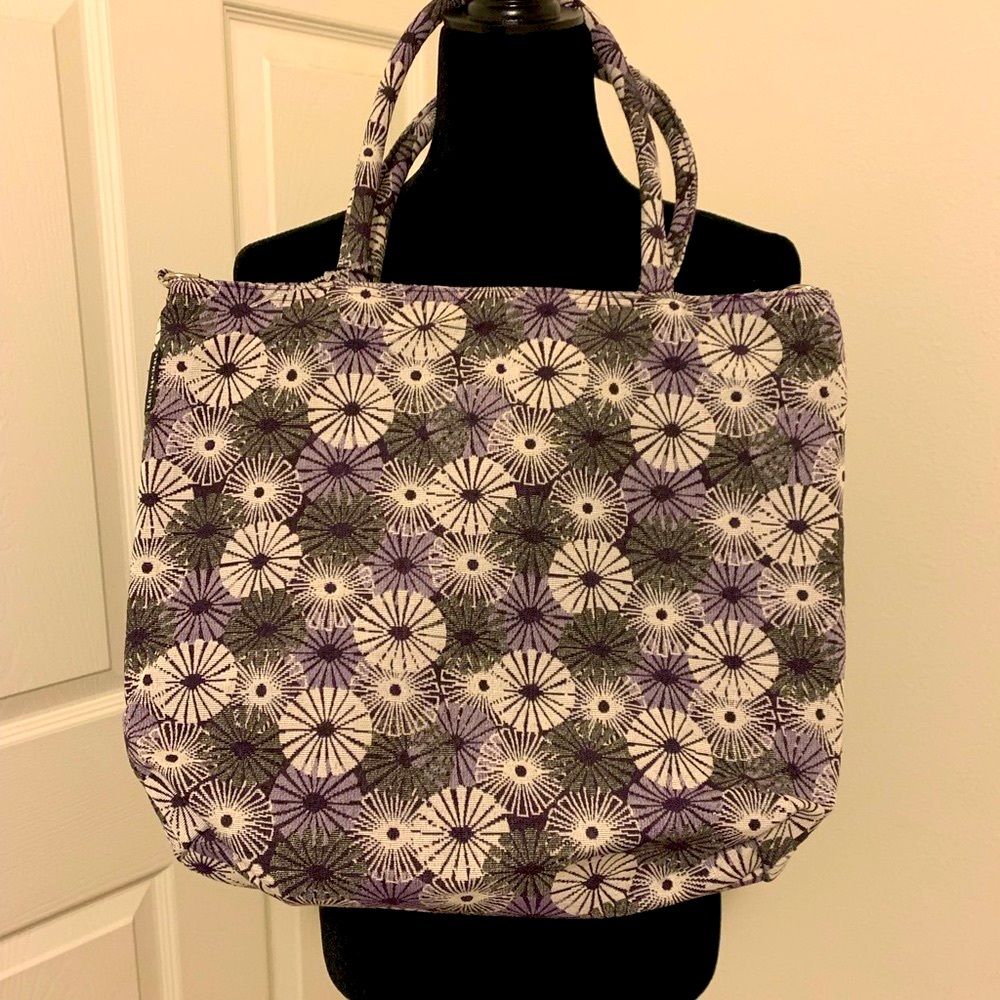 Karriage Mate large graphic floral bag/purse and matching wallet